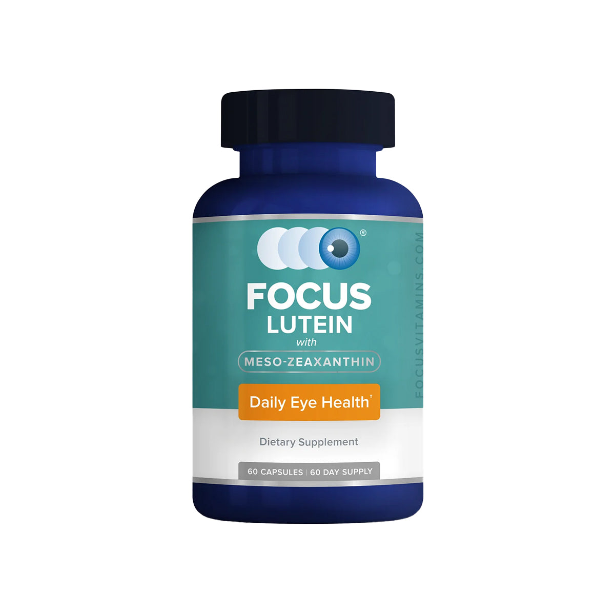 Focus Lutein Triple Carotenoid Formula for Adults - Eye Vitamins (60ct - 2 Month Supply)