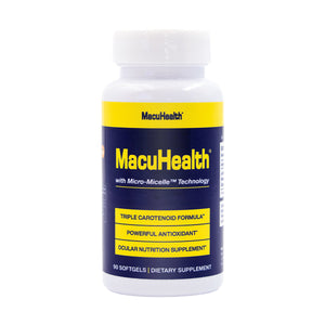 MacuHealth Triple Carotenoid Formula - Lutein, Meso-Zeaxanthin and Zeaxanthin (90 Softgels)