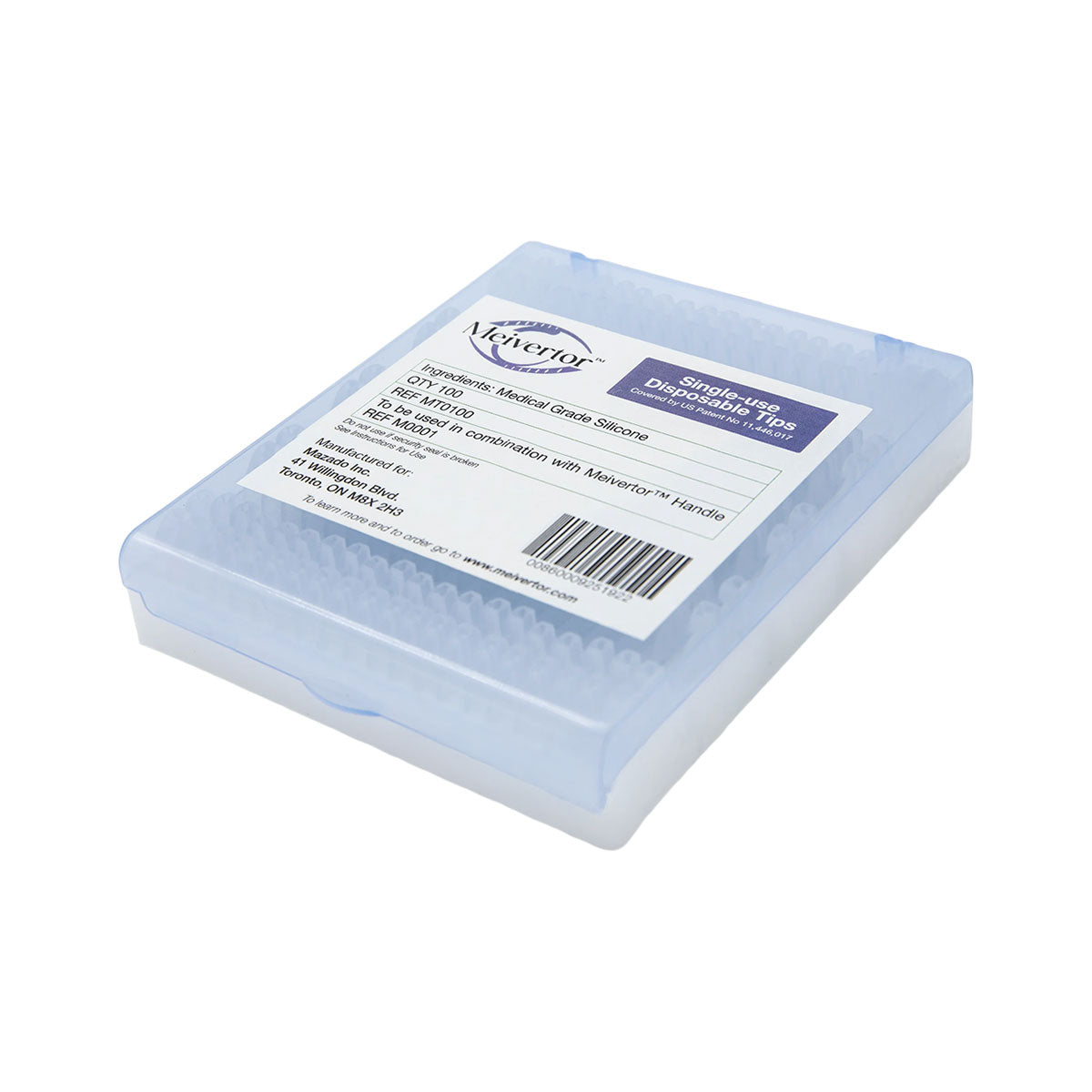 Meivertor™ Replacement Tips – 100 Single-Use Disposable Tips for Hygienic Eyelid Eversion