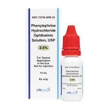 Phenylephrine Hydrochloride Ophthalmic Solution 2.5%, 15mL Bottle - LifeStar
