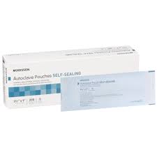 Sterilization Pouches, Ethylene Oxide (EO) | 5-1/4"x10" | McKesson