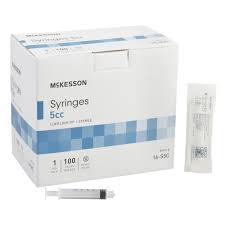 5cc Syringe, 100/Box McKesson