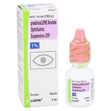 Prednisolone Acetate 1% Drops 5mL - Lupin