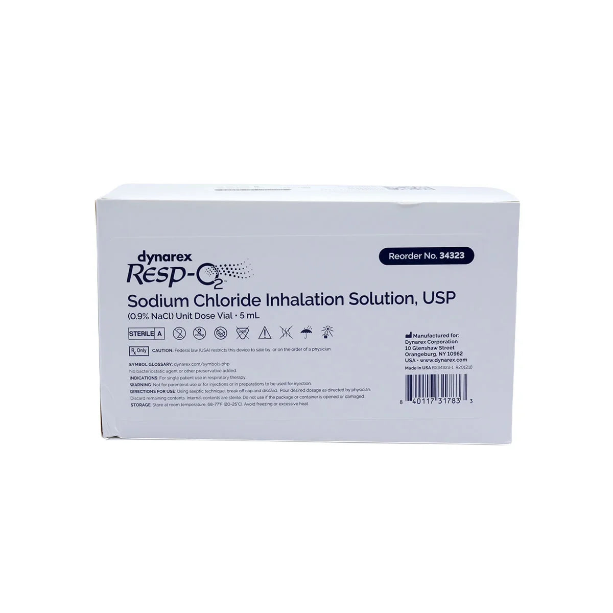 Sodium Chloride 0.9% Inhalation 5mL 100/Box