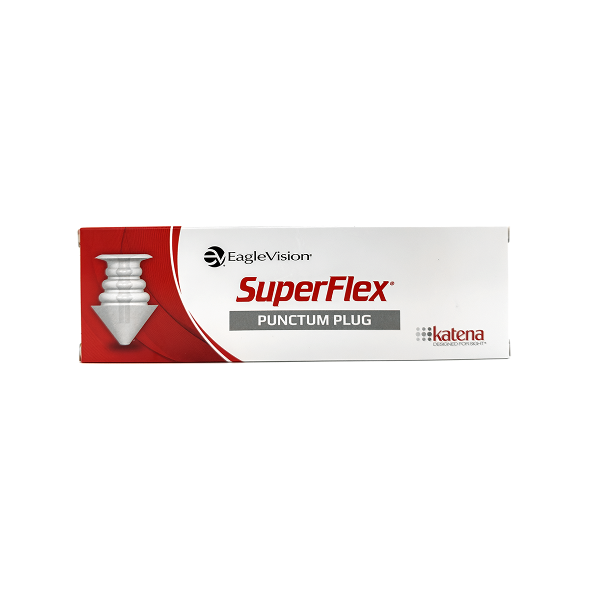 Eagle Vision SuperFlex – Advanced Flexible Punctal Plug with Contouring Ribs (1-Pair) 11 Sizes