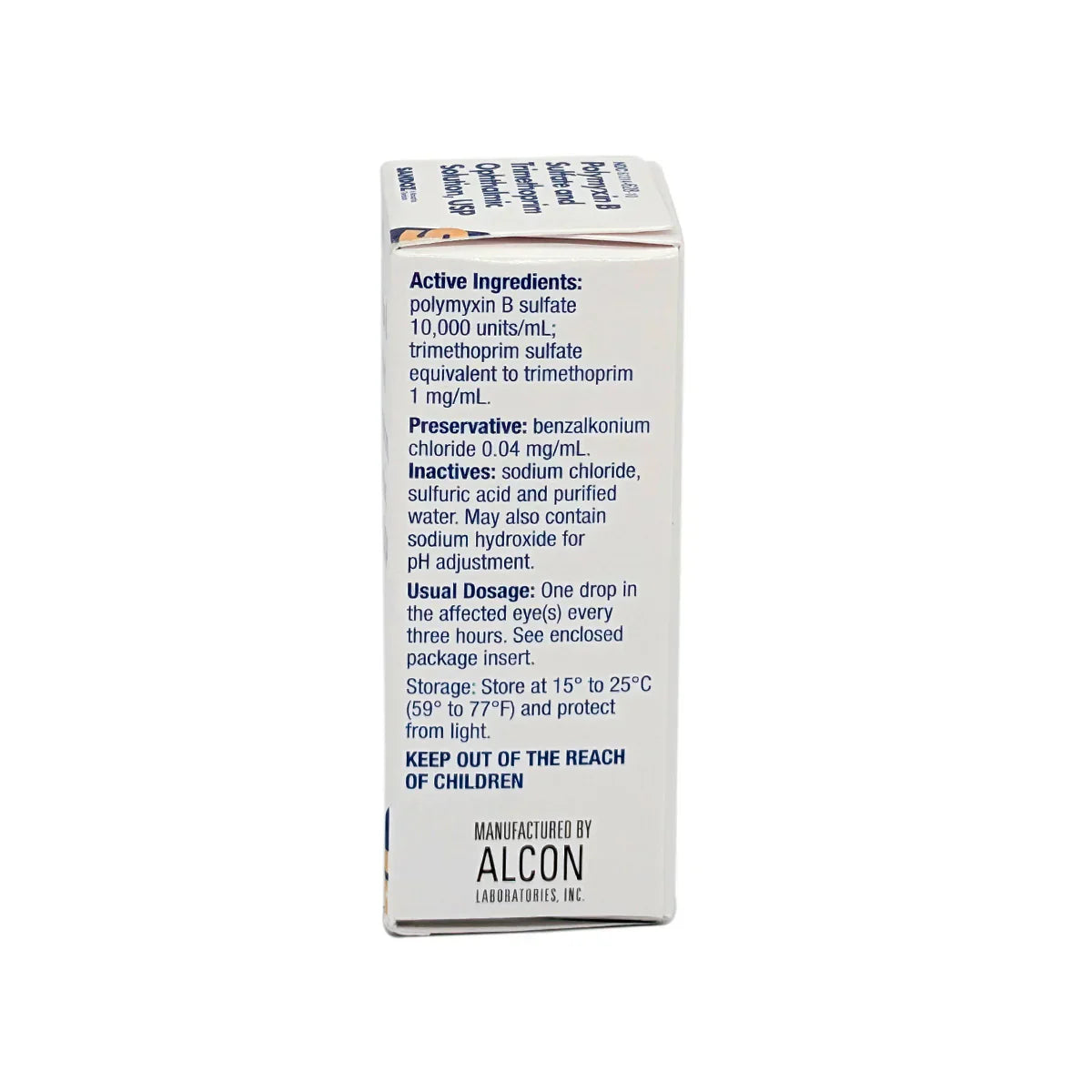 Polymyxin B Sulf/Trimeth Sulfate 0.1% 10mL