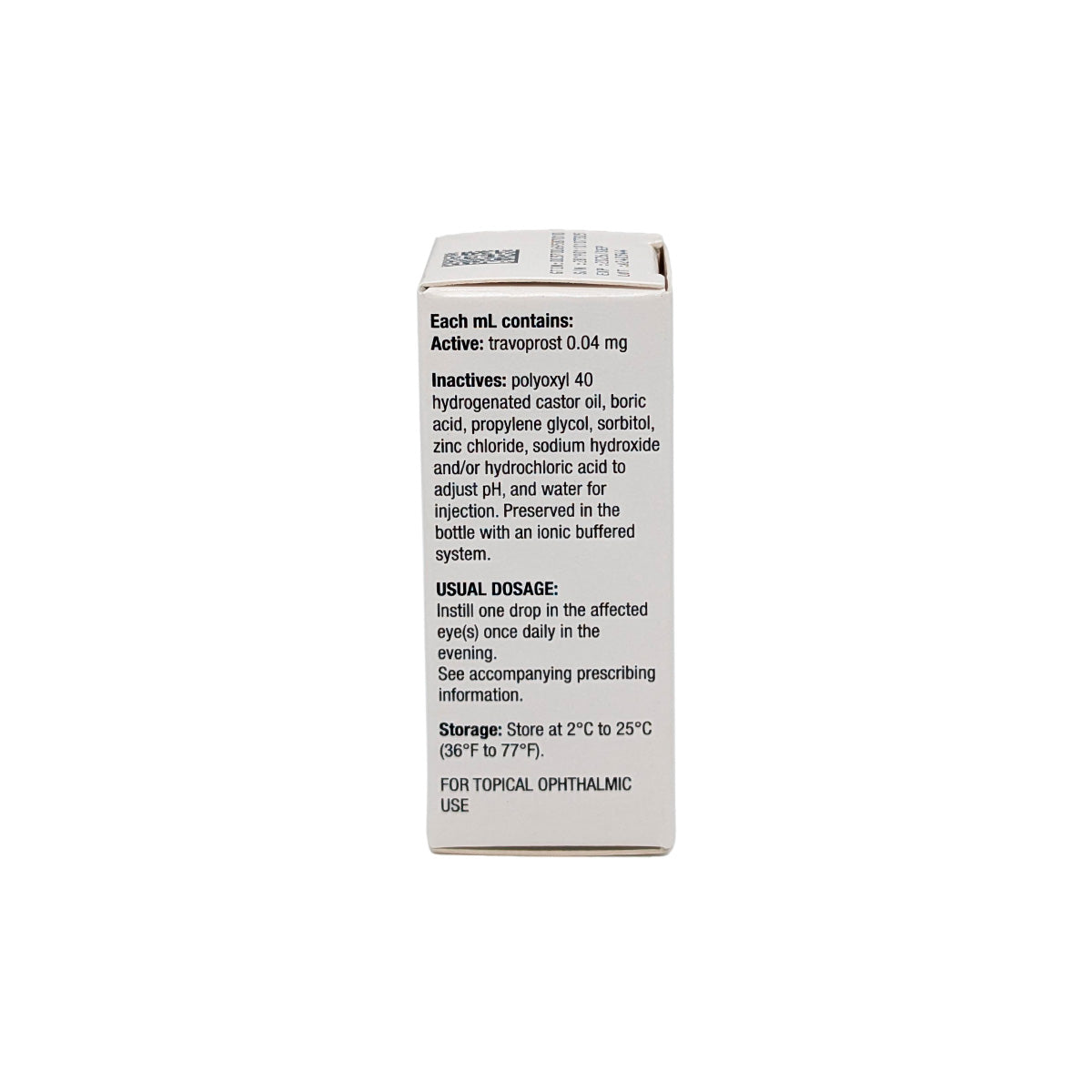 Travoprost 0.004% 5mL