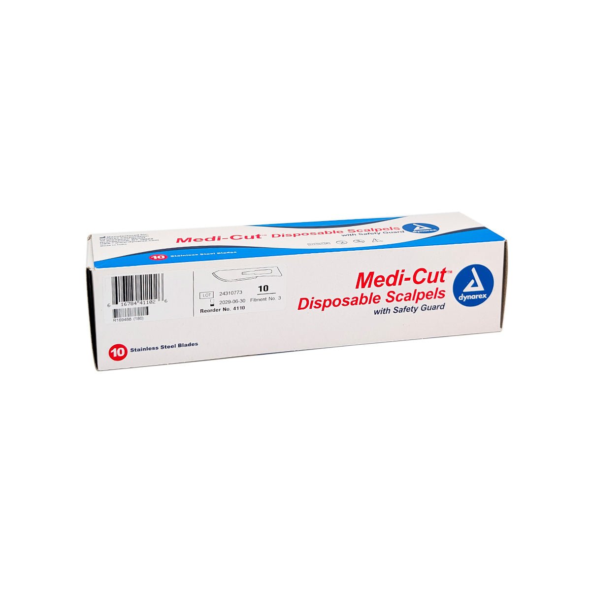 Scalpels #10 - Safety 10/Box