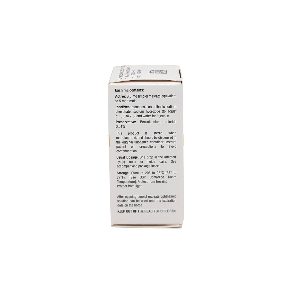 Timolol Maleate 0.5% 10mL