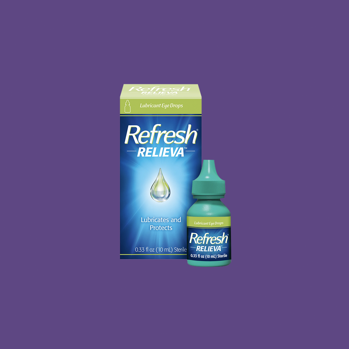 Refresh Relieva Eye Drops to relieve discomfort due to dry, irritated eyes (10mL)