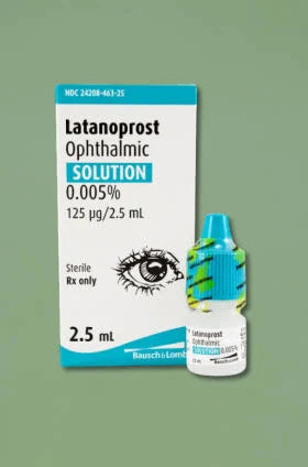 Latanoprost 0.005% ophthalmic eye drops 2.5mL bottle by Bausch & Lomb for glaucoma and ocular hypertension – Vision Rescue.