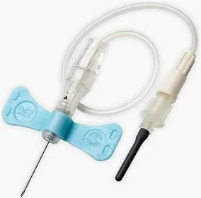 Winged InfsSet, Infusion Set 23g x 3/4" 12", Safety-Lock w/Luer Adapter