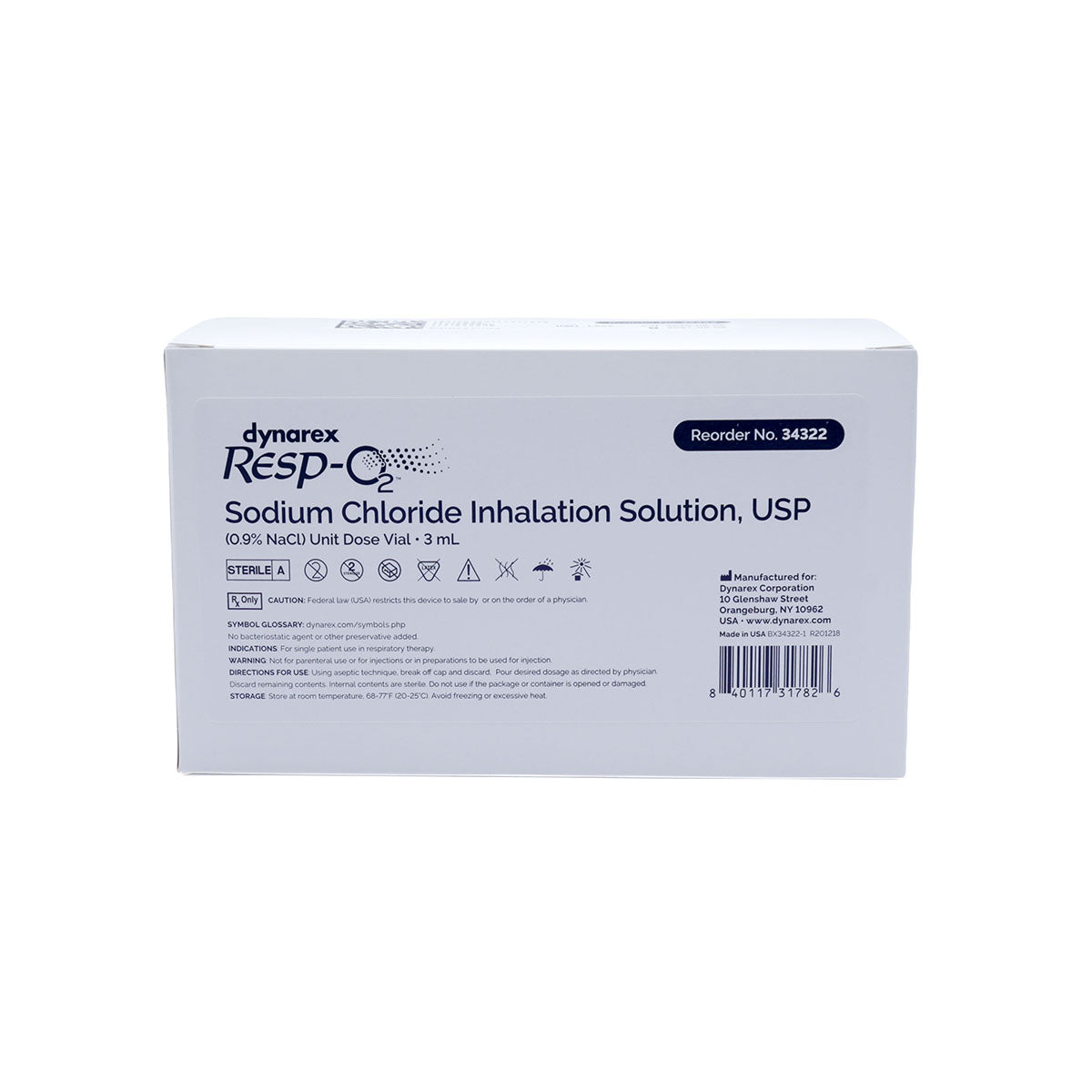 Sodium Chloride 0.9% Inhalation 3mL 100/Box
