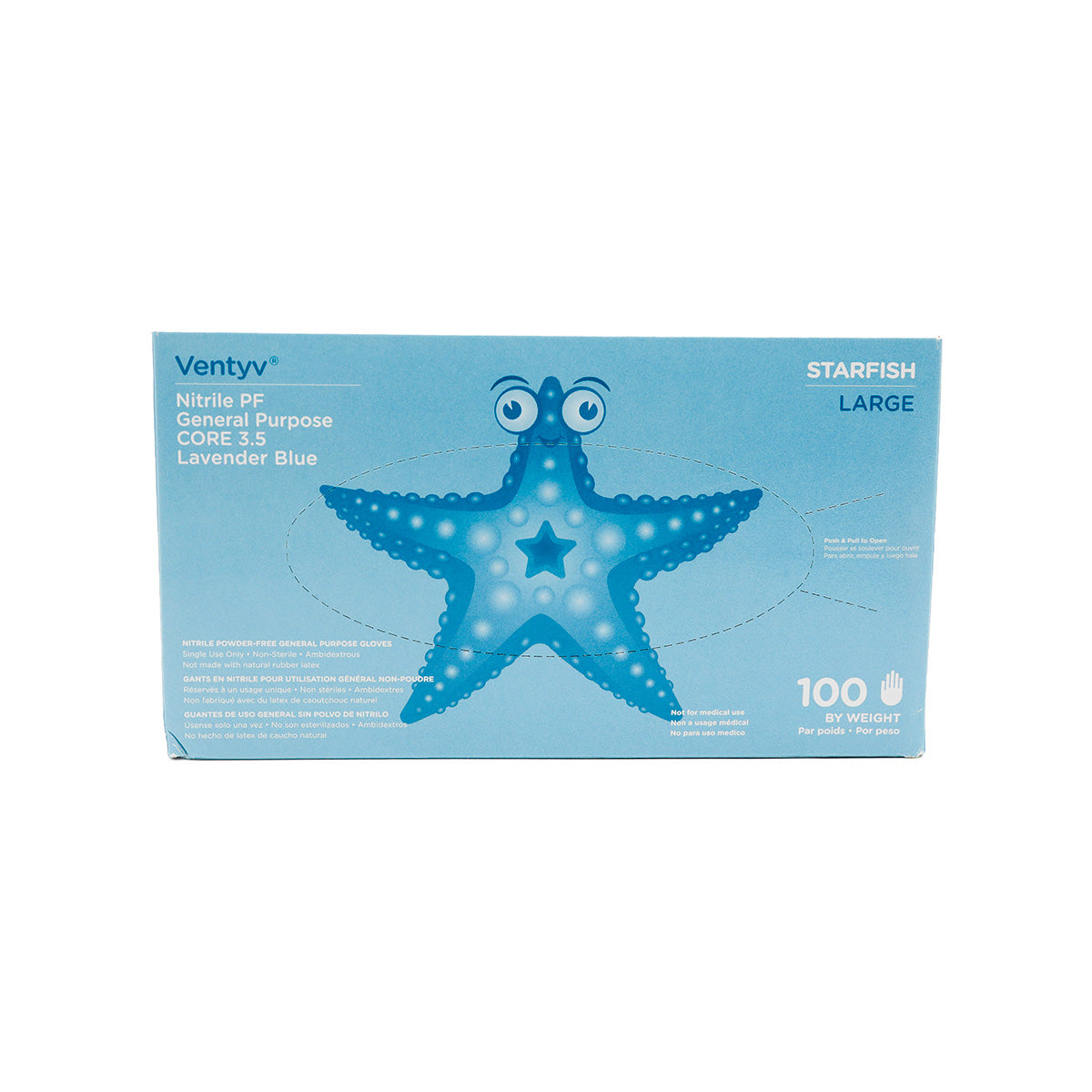 Nitrile Gloves, Large, 100/Box