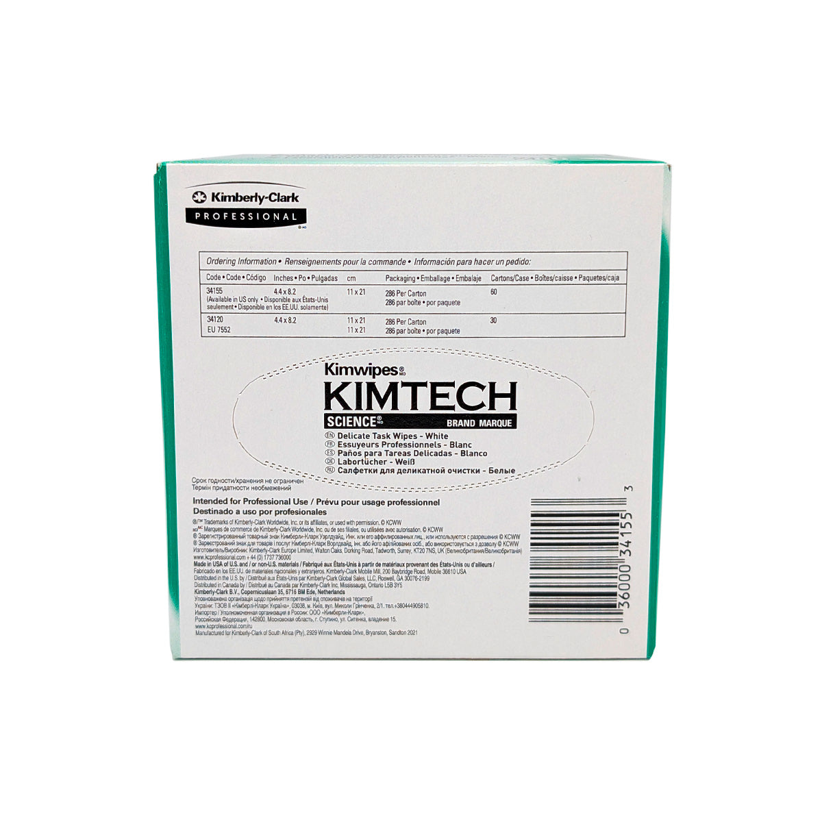 Kimwipes Delicate Task Tissues 286/Box