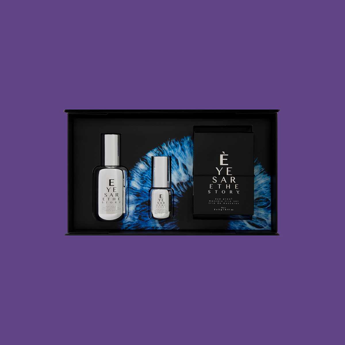 Trinacria Collection, Eye Proof Facial Cleanser, Serum, and Mascara
