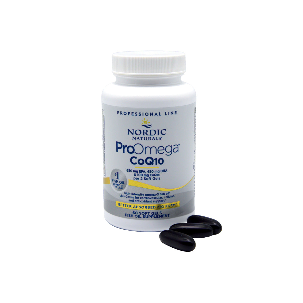 Nordic Naturals ProOmega-CoQ10 - Fish Oil with CoQ10 (60ct)