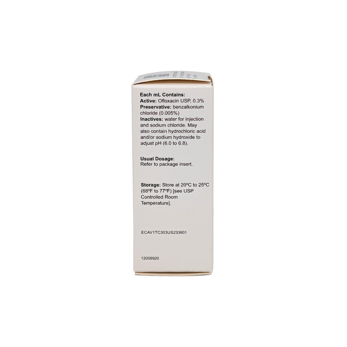 Ofloxacin 0.3%, 10mL Ophthalmic Solution