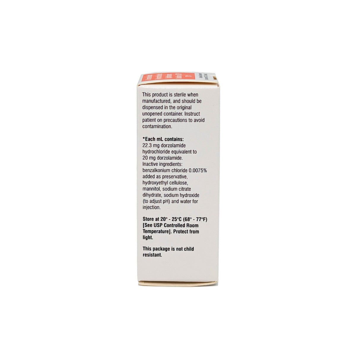 Dorzolamide [TRUSOPT] 2% 10mL