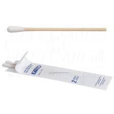 Cotton Tip Applicators, 6", Sterile, 2/pack, 100 packs/box, Wood