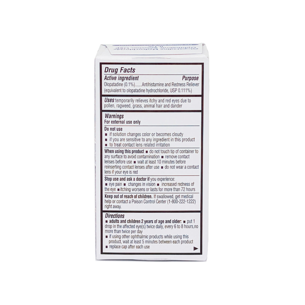 Olopatadine HCL 0.1% 5mL