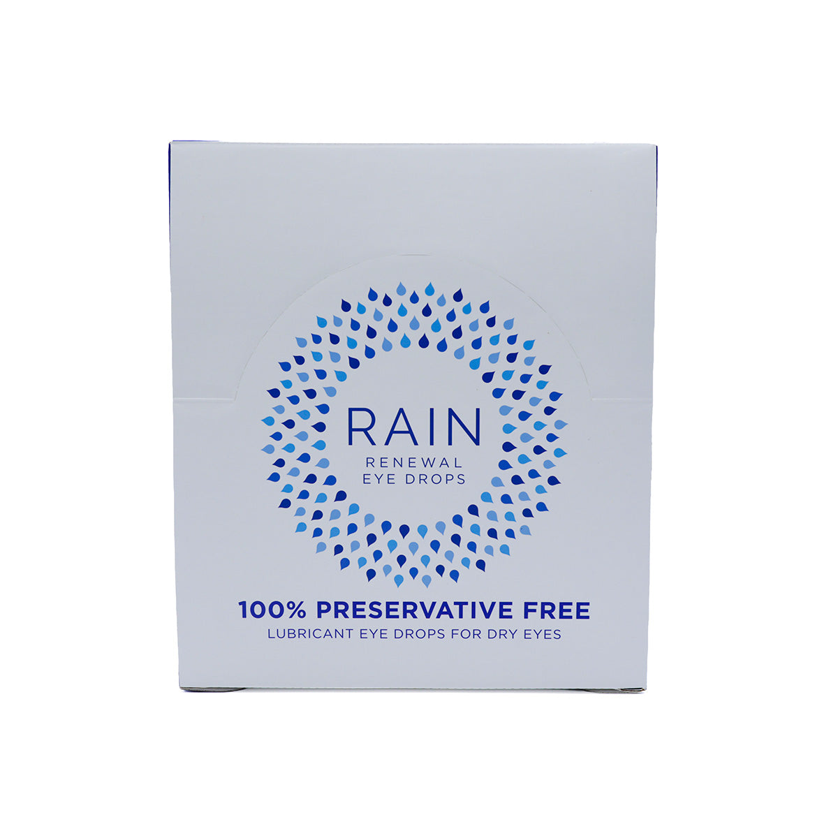 Display Case Rain Renewal Eye Drops PF Single-Use Vials (12 Boxes)