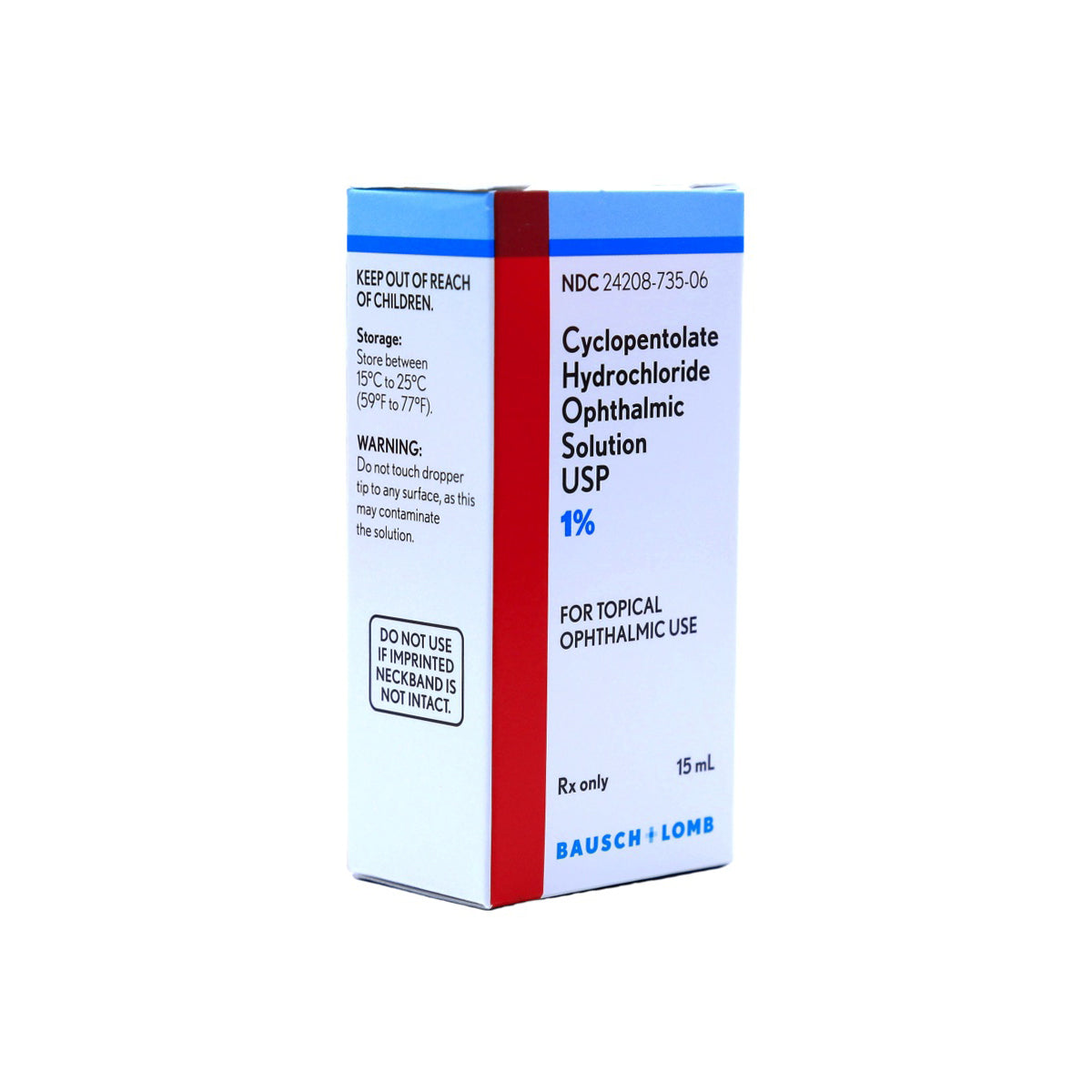 Cyclopentolate Hydrochloride Ophthalmic Solution USP, 1%, 15mL