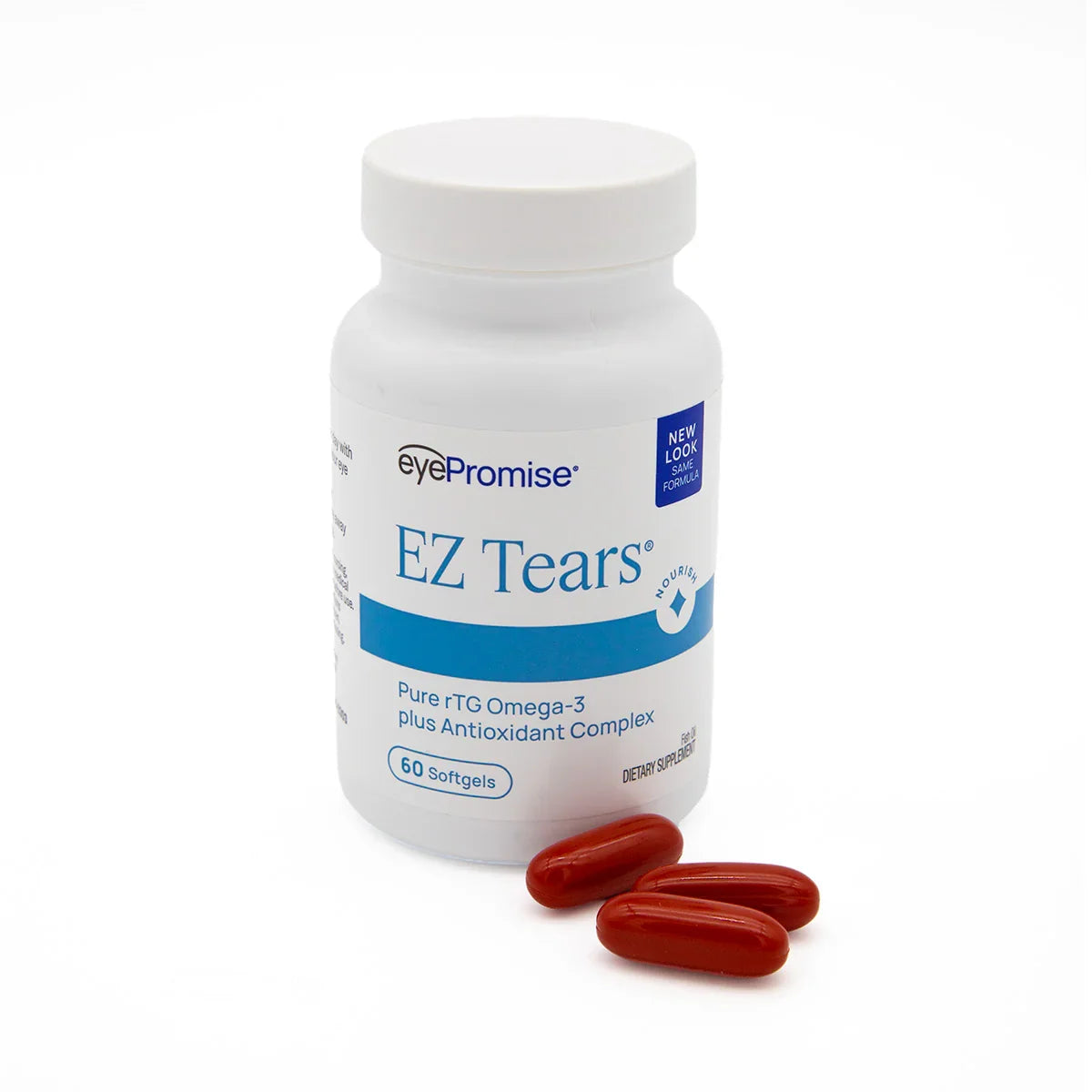EyePromise® EZ Tears with Omega-3s, Turmeric, and Green Tea Extract (60ct)
