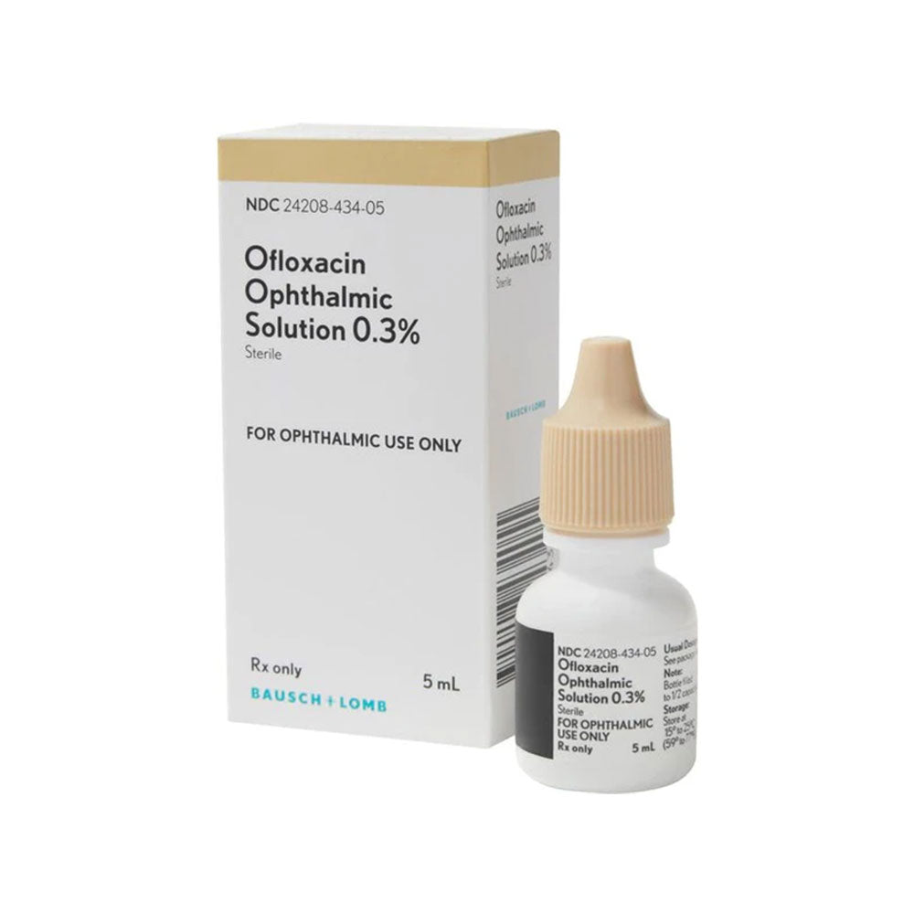 A box and bottle of Fluorescein Sodium Ophthalmic Solution 0.3/0.4%, 5mL, for treating corneal abrasions by MedPharma USA. The white box and bottle with beige cap display product details and branding for ophthalmic use.