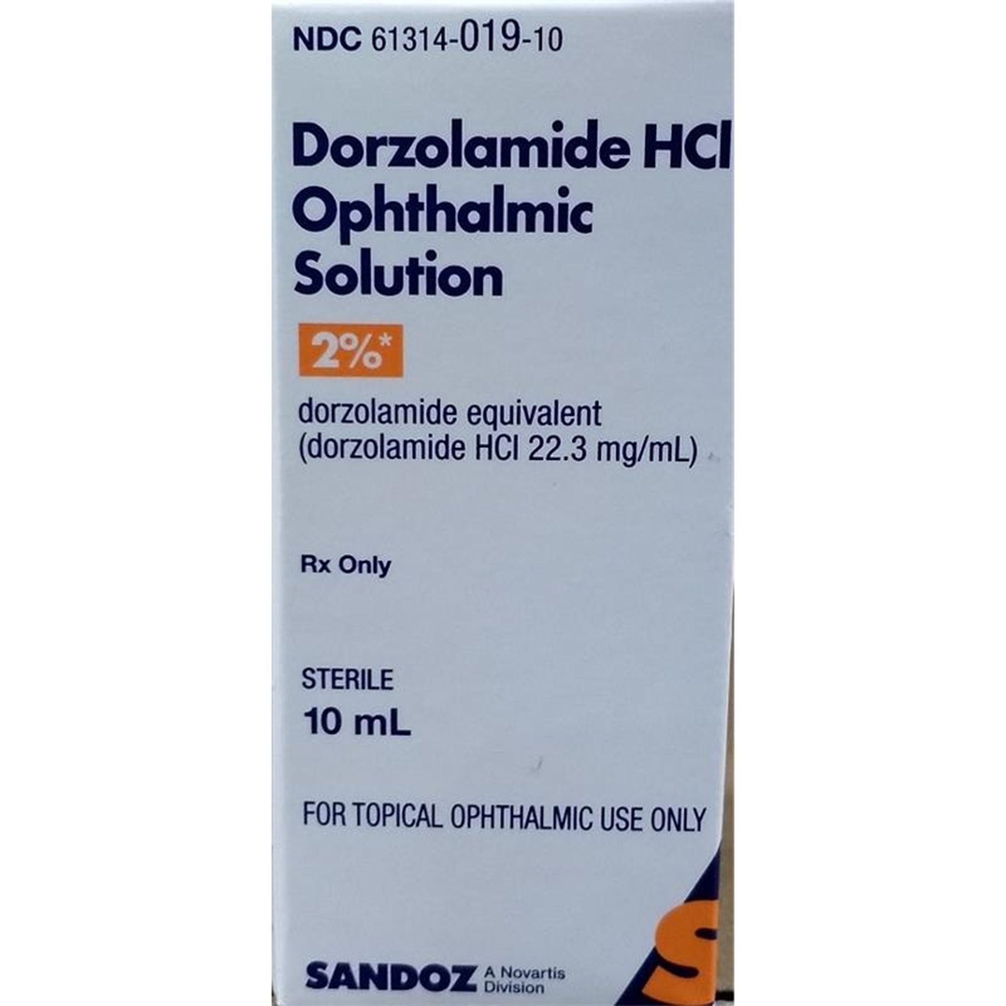 Dorzolamide Ophthalmic Solution 2% 10mL