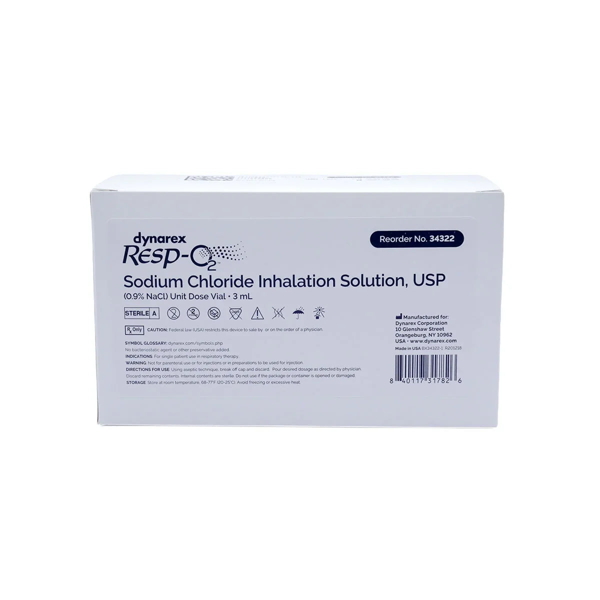 Sodium Chloride 0.9% Inhalation 3mL 100/Box