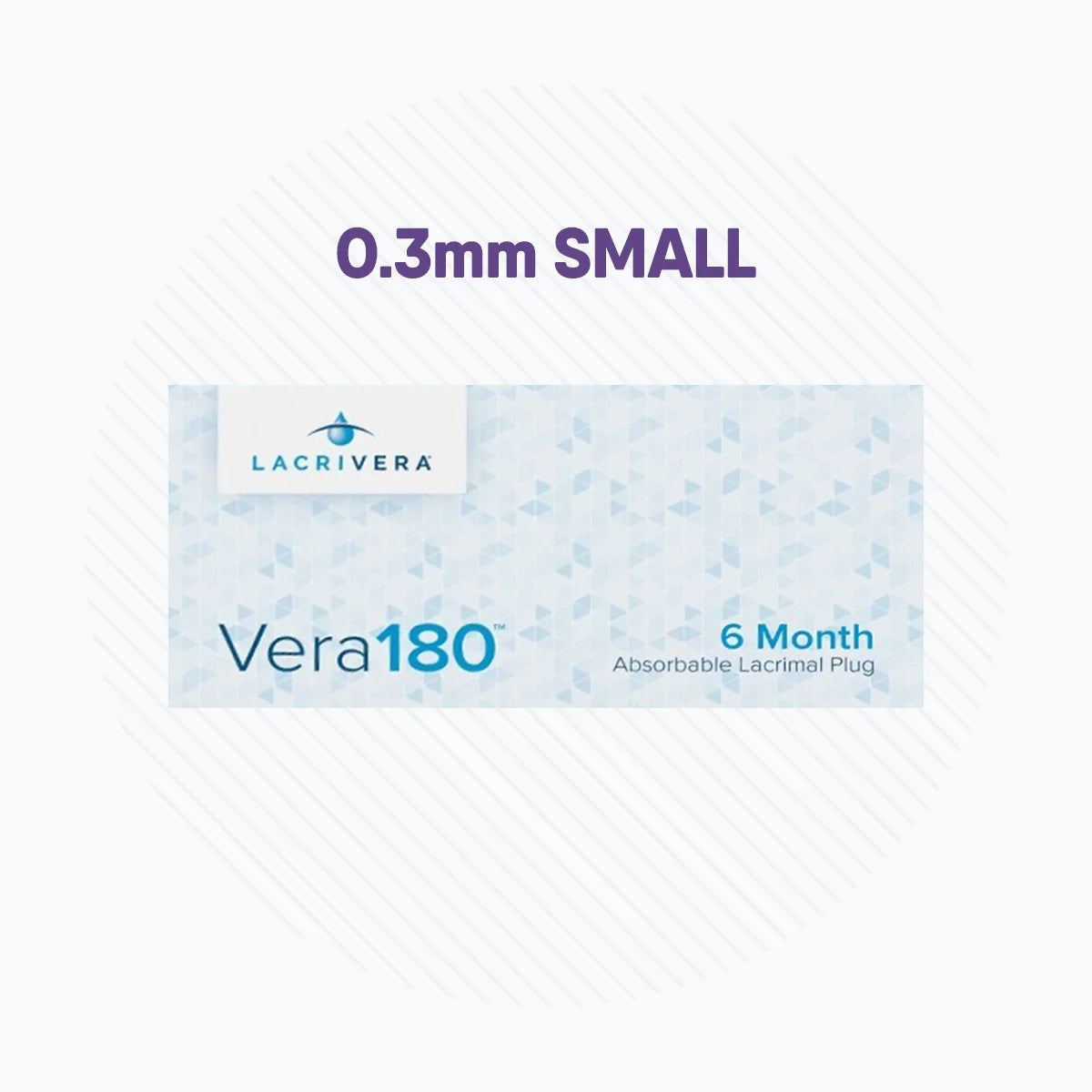 Lacrivera Vera180 Synthetic Absorbable Lacrimal 180 Day Plugs (Single Unit)