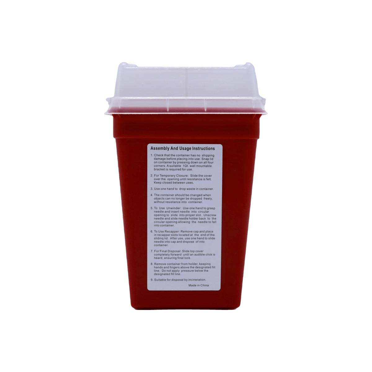 Sharps Container, 1qt