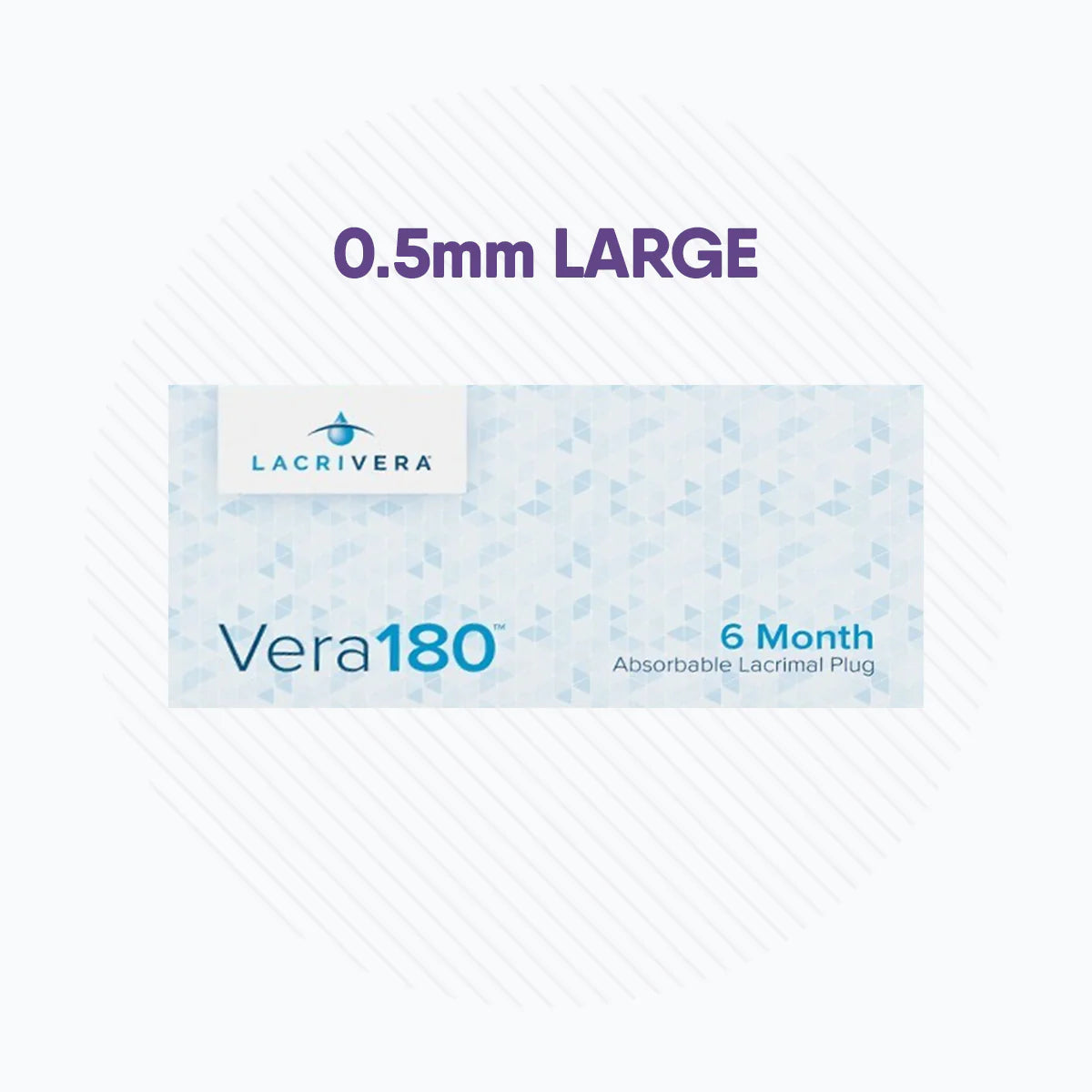 Lacrivera Vera180 Synthetic Absorbable Lacrimal 180 Day Plugs (Single Unit)