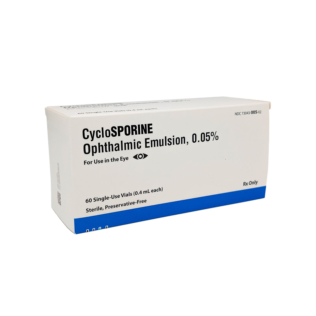 Cyclosporine 0.05% 60 x 0.4mL