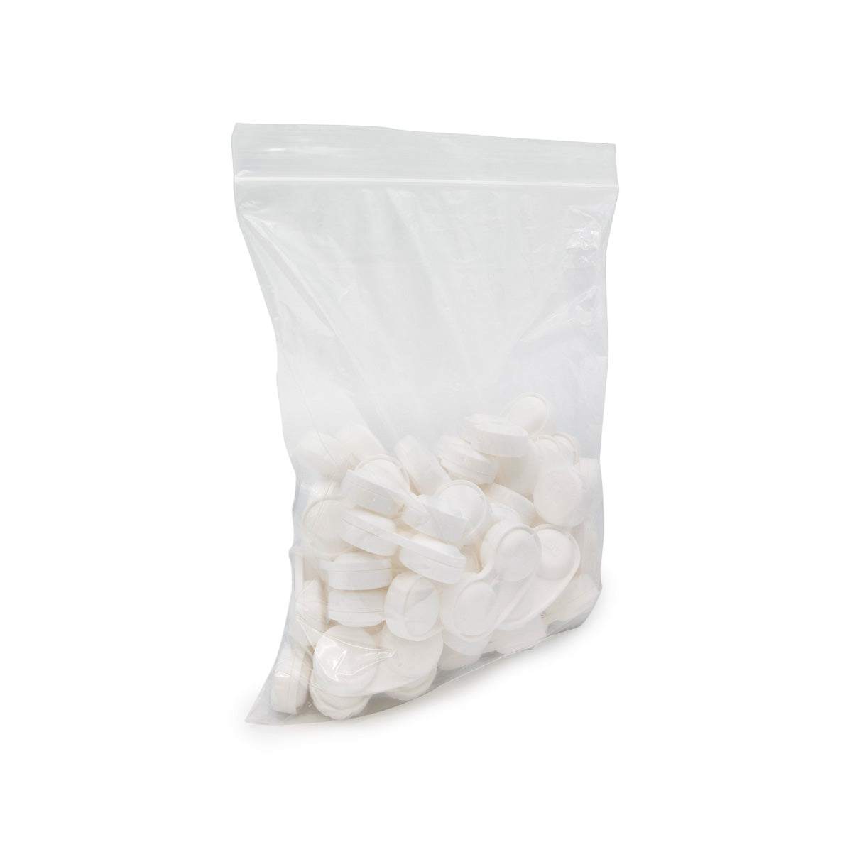Contact Cases, Screw top, White, 50/Bag