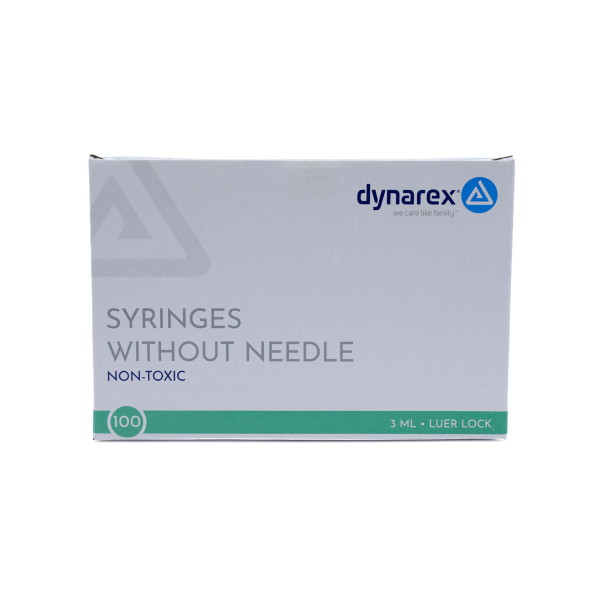 Syringes, 3CC Luer-Lock 100/Box