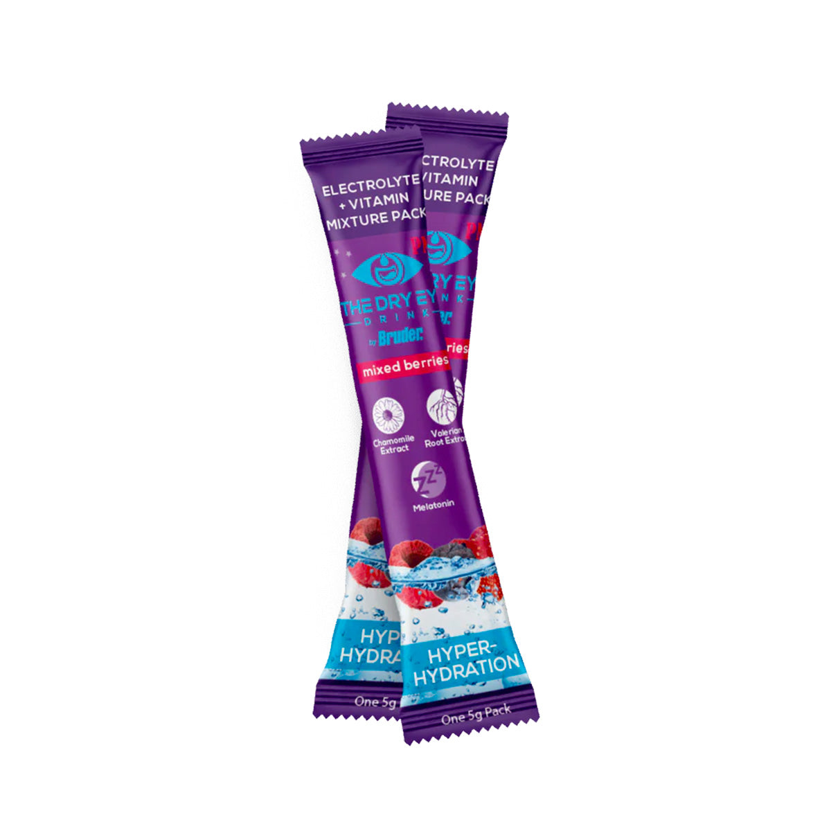 Dry Eye Drink™ PM – Nighttime Hydration + Sleep Support for Dry Eyes (20 Packets)