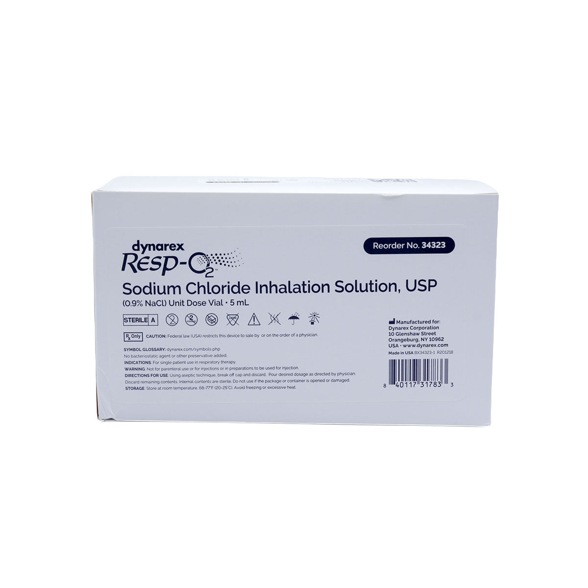Sodium Chloride 0.9% Inhalation 5mL 100/Box