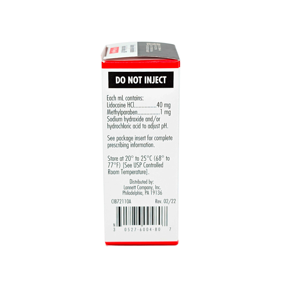 Lidocaine 4% Topical Solution, 50mL | Lannett