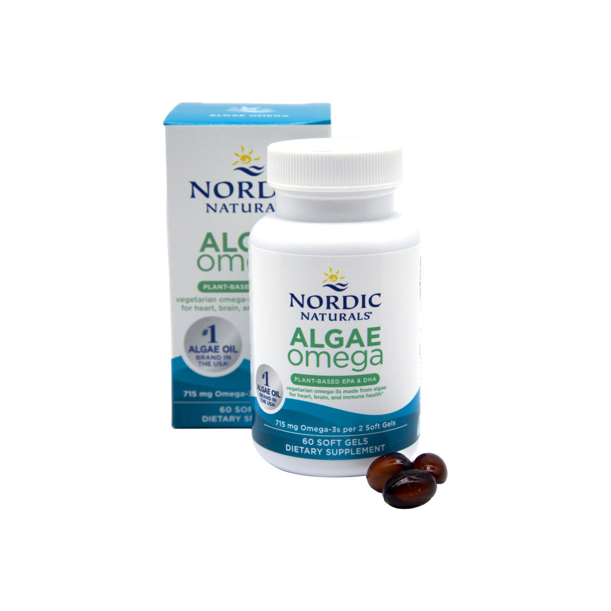 Nordic Naturals Algae Omega - Vegan Omega-3 (60ct)
