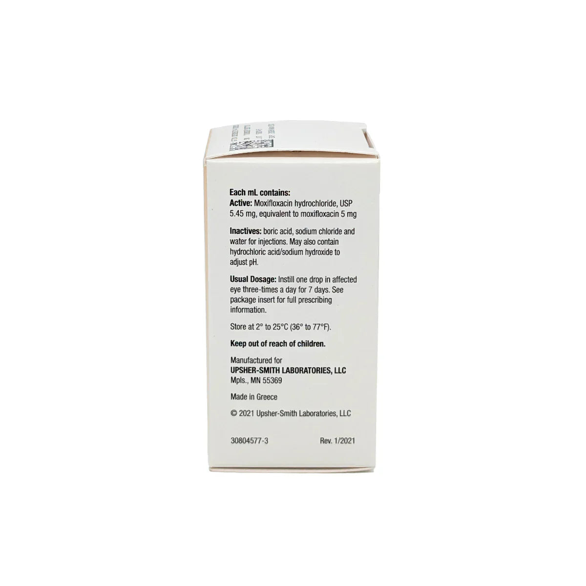 Moxifloxacin 0.5% 3mL