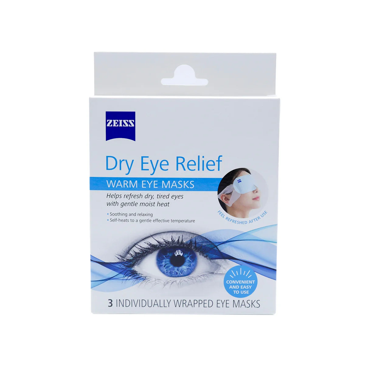 ZEISS Dry Eye Relief Warm Eye Mask (3ct)