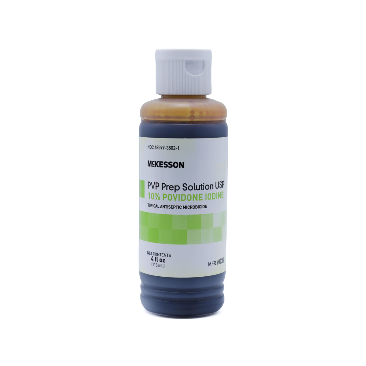Povidone Iodine Prep PVP Solution 4oz Flip-Top