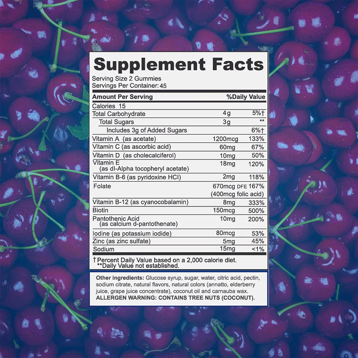 Focus Multivitamin Gummies to Support Overall Health Daily Vitamin (90 Ct)