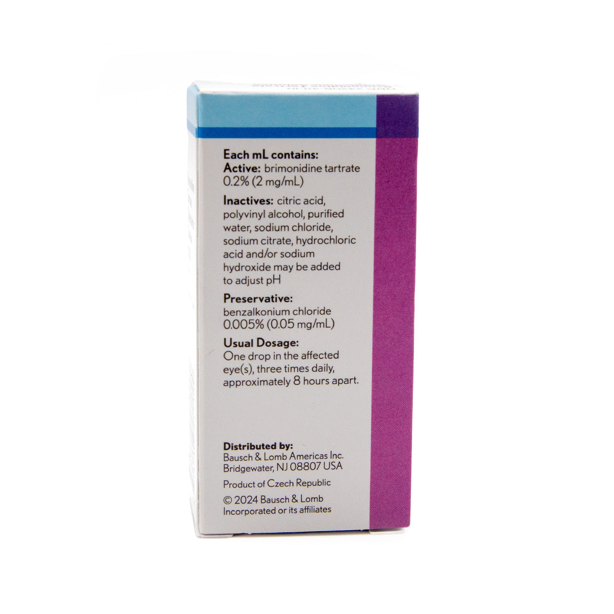 Brimonidine Tartate 0.2% 10mL