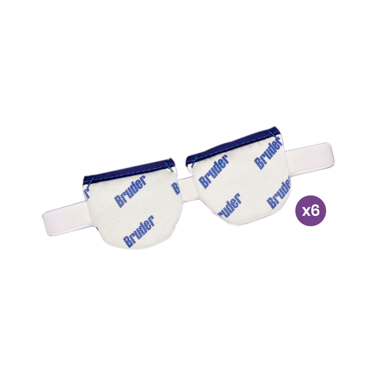 Bruder Eye Compress Moist Heat Professional Model for Dry Eyes (6-Pack with Display)