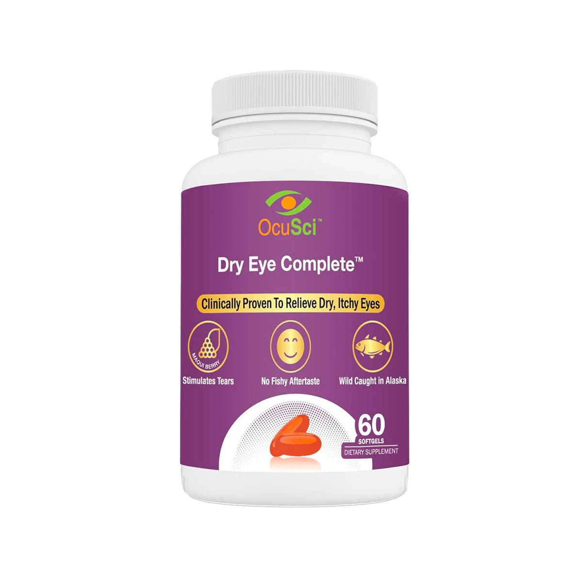 Solana Health Dry Eye Complete with Omega and Lutein (60ct Bottle)