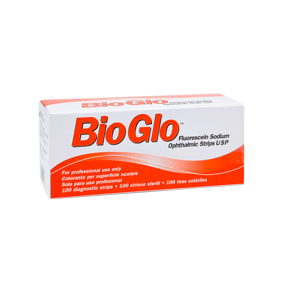 Fluorescein Sodium Opthalmic Strips [BioGlo]- 100/Box