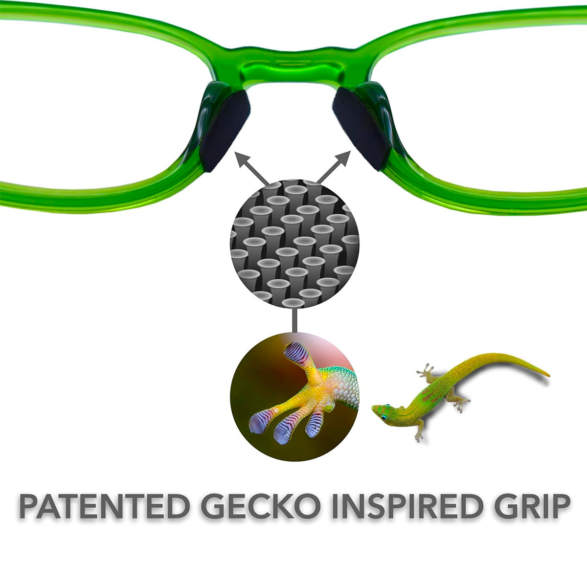 Setex Anti-Slip Nosepads Ultra-Thin (0.6mm) Clear, 5 pairs